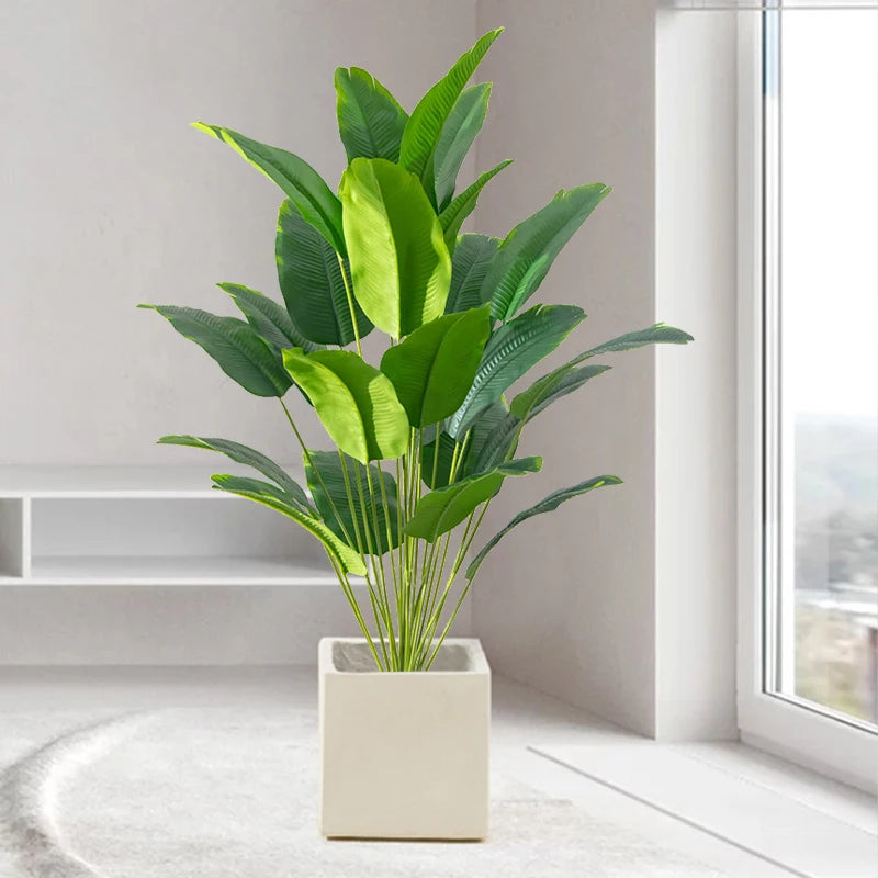 1pc Artificial Plants Large Tropical Palm Tree For Home Decor