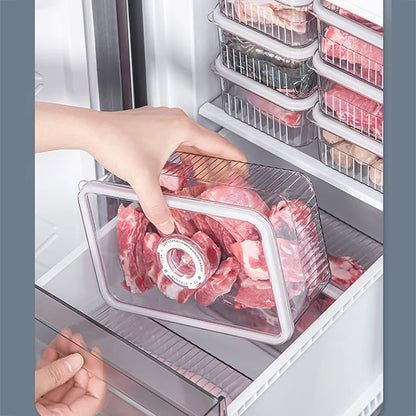 Transparent Fridge Organizer Food Storage