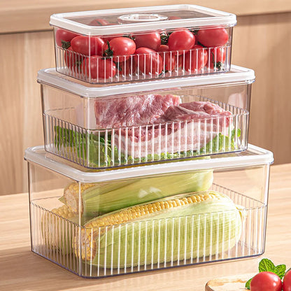 Transparent Fridge Organizer Food Storage