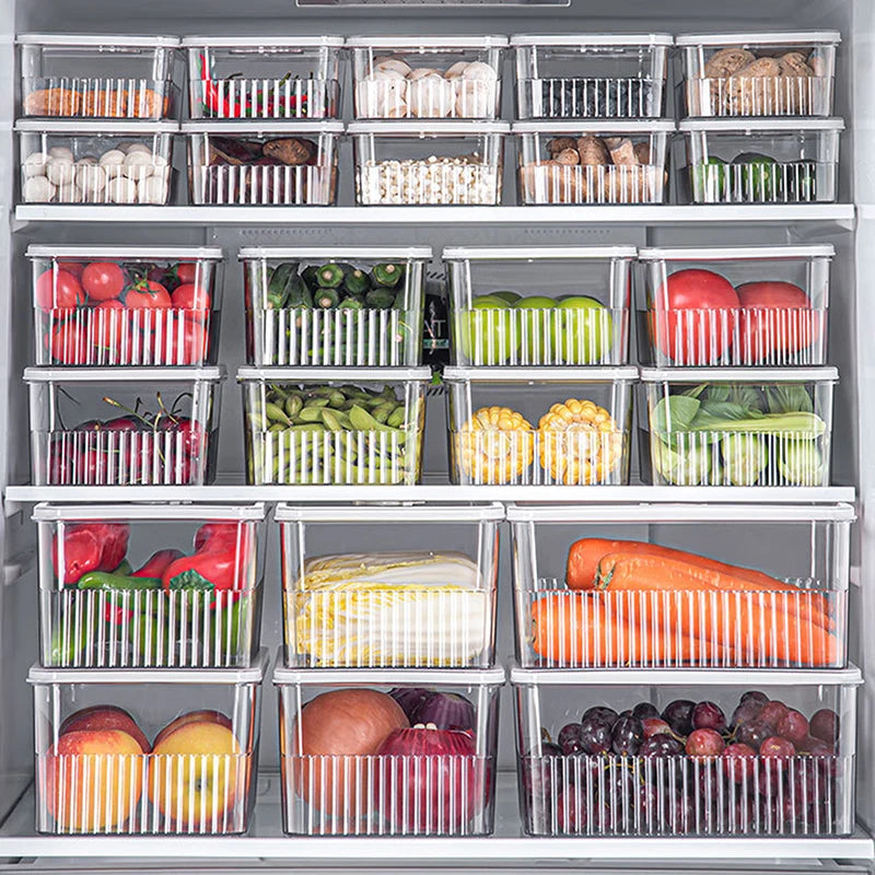 Transparent Fridge Organizer Food Storage