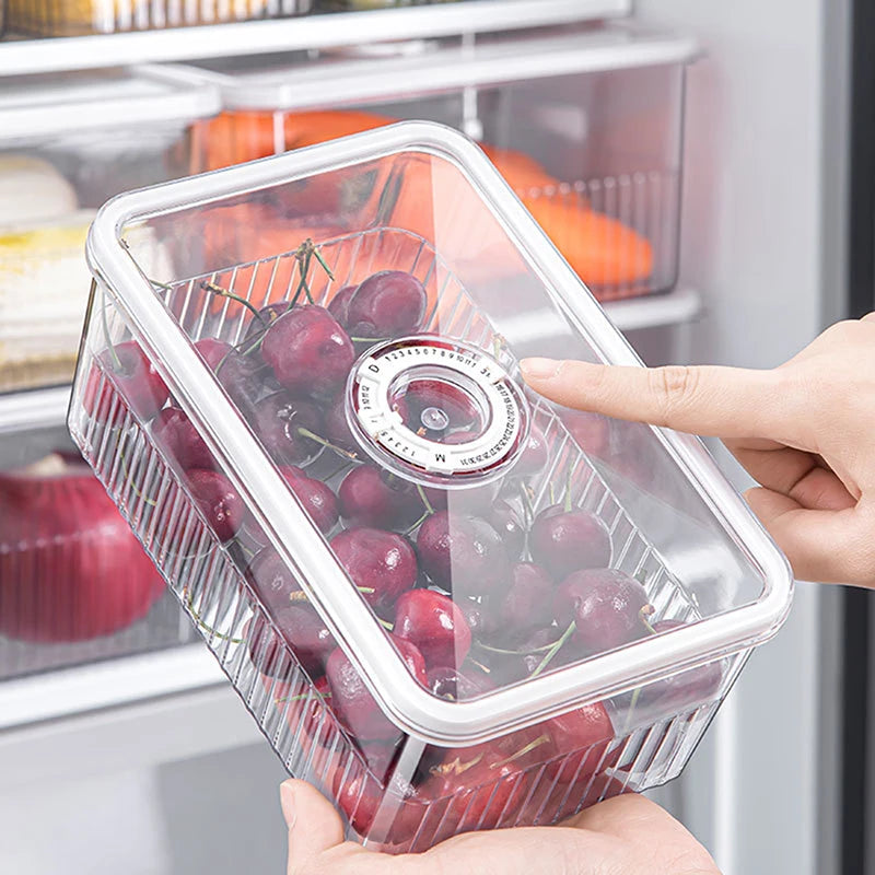 Transparent Fridge Organizer Food Storage