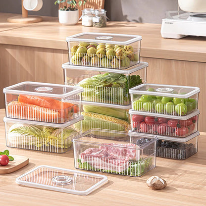 Transparent Fridge Organizer Food Storage